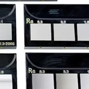 RA0.8-6.3 Roughness Comparison Sample Set 0.025-6.3um Flat External Polishing Standard Kit For Lathe Milling Grinding For Surfac