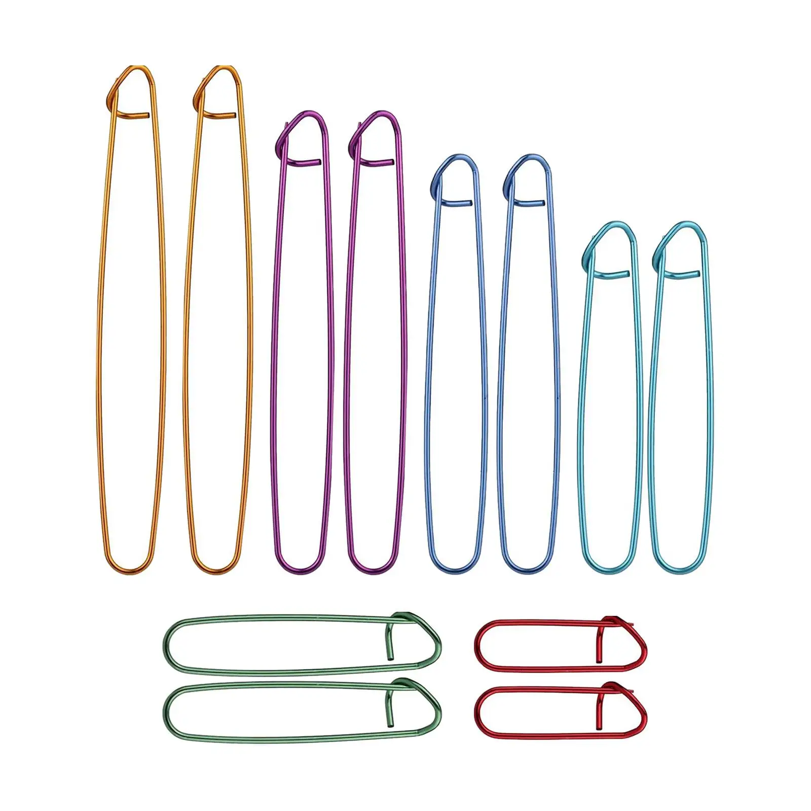 

Набор из 12 держателей для вязания, инструменты для вязания спицами и крючком, разноцветные маркеры для петель