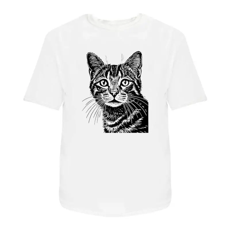 

Cat Portrait' Cotton T Shirt Ta043168