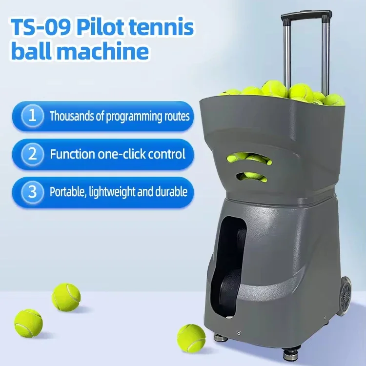 New Arrival Capacity 100 balls built-in Battery metals Fully functional smartphone app Tennis padel ball machine for club padel