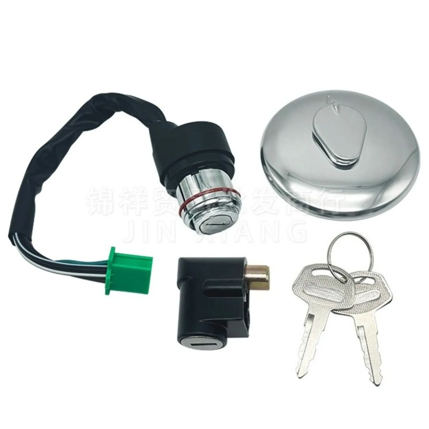 Fuel Tank Cap Compatible with Suzuki GN125 Car Accessories Auto Parts Motorcycle Full Set Lock Ignition Lock Set Lock