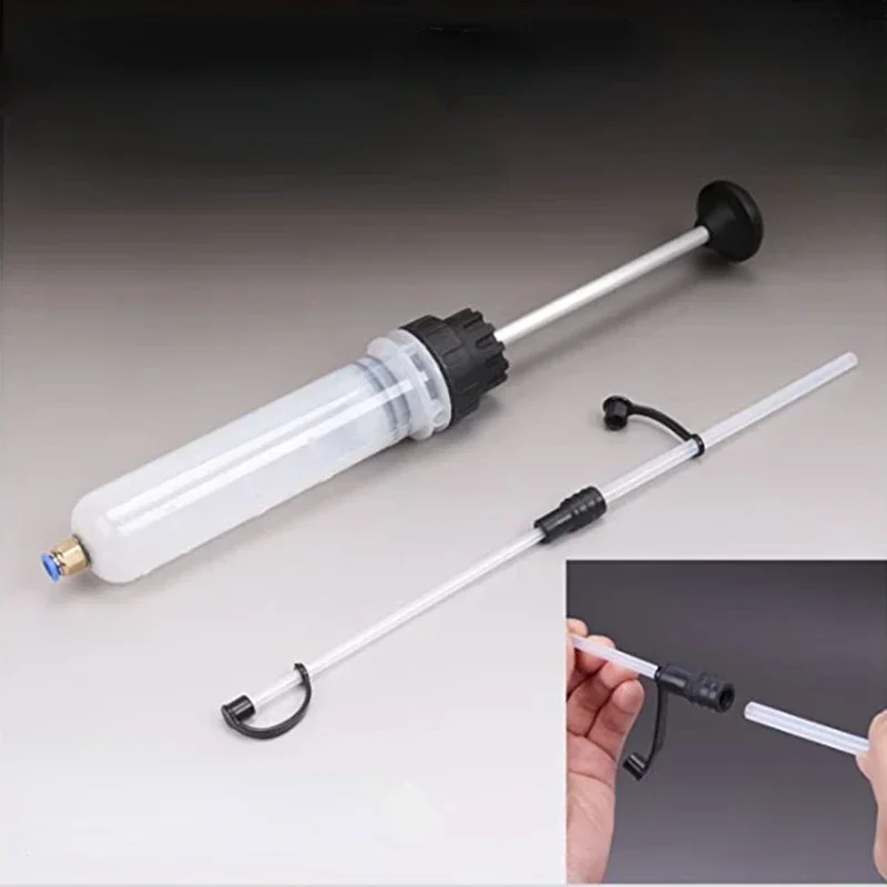 200cc Auto Oil Extractor Automatic Air Pump Filling Syringe Bottle Transfer Auto Fuel Extraction Hand Pump Dispenser Tool