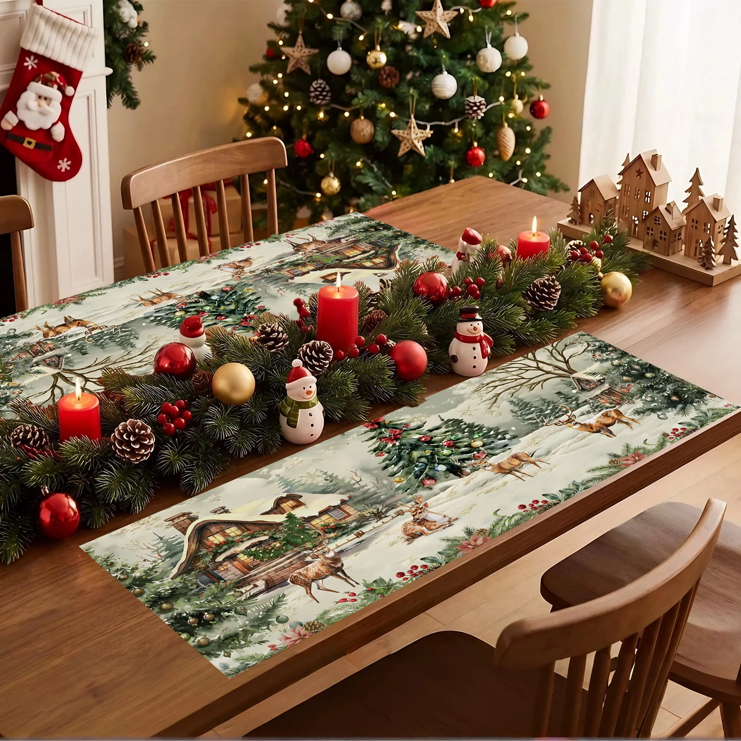 Penutup Microwave Motif Rusa H - Kitchen Appliances For.Xmas ulasan dan harga