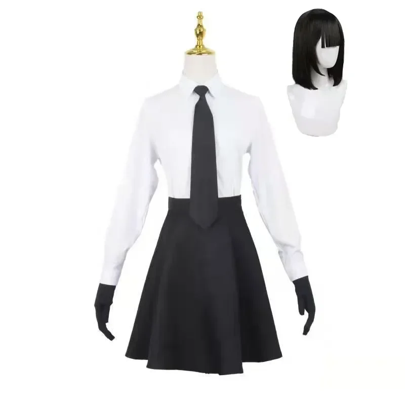 

Yosano Akiko cosplay Costume Anime wig Bungo Stray Dogs butterfly hair clip pin hairclip eye beast props shirt skirt gloves