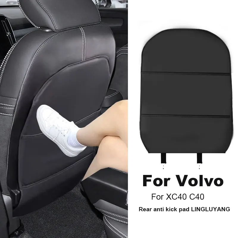 Für Volvo XC40 C40 Hinteres Anti-Kick-Pad Auto-Zubehör Innenausstattung Hinteres Anti-Kick-Pad, Anti-Schmutz-Pad