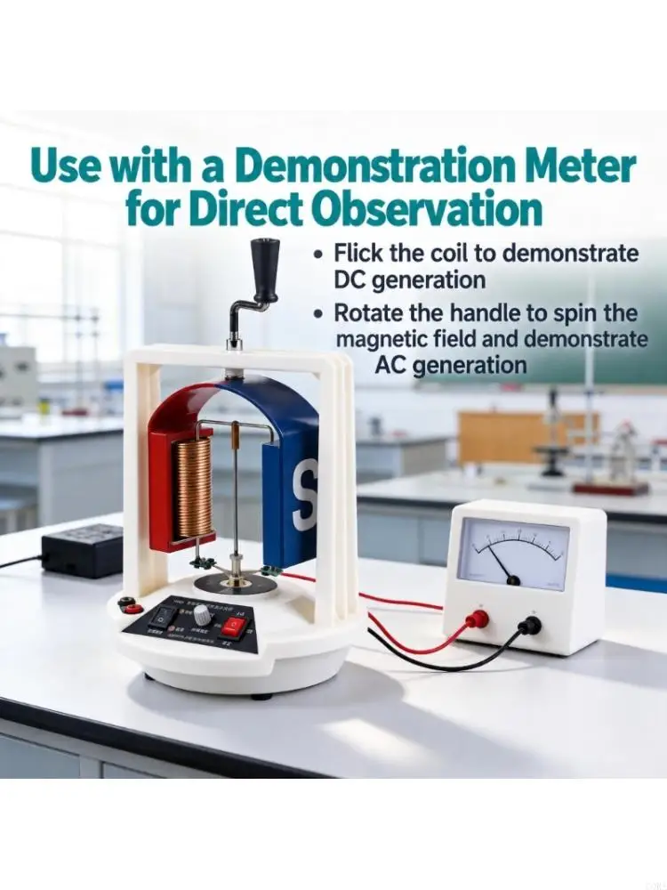 CORA Coil Motor Principle Teaching Model, Single Coil for Classroom Demonstration
