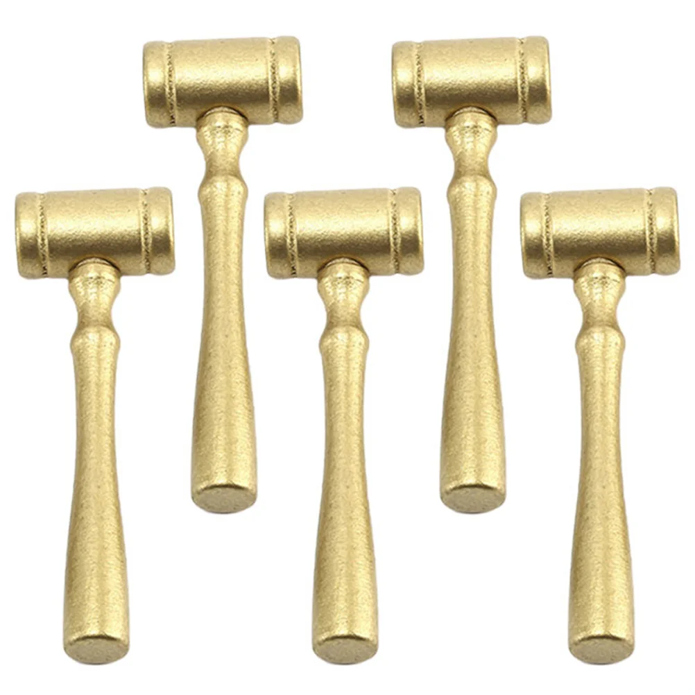 5 pz Judge Martello Mini Martello di Legno Per I Bambini Fatti A Mano Fai Da Te Educativo Gioco di Ruolo Strumento Corno Giochi di Finzione Set Liscio Sicuro