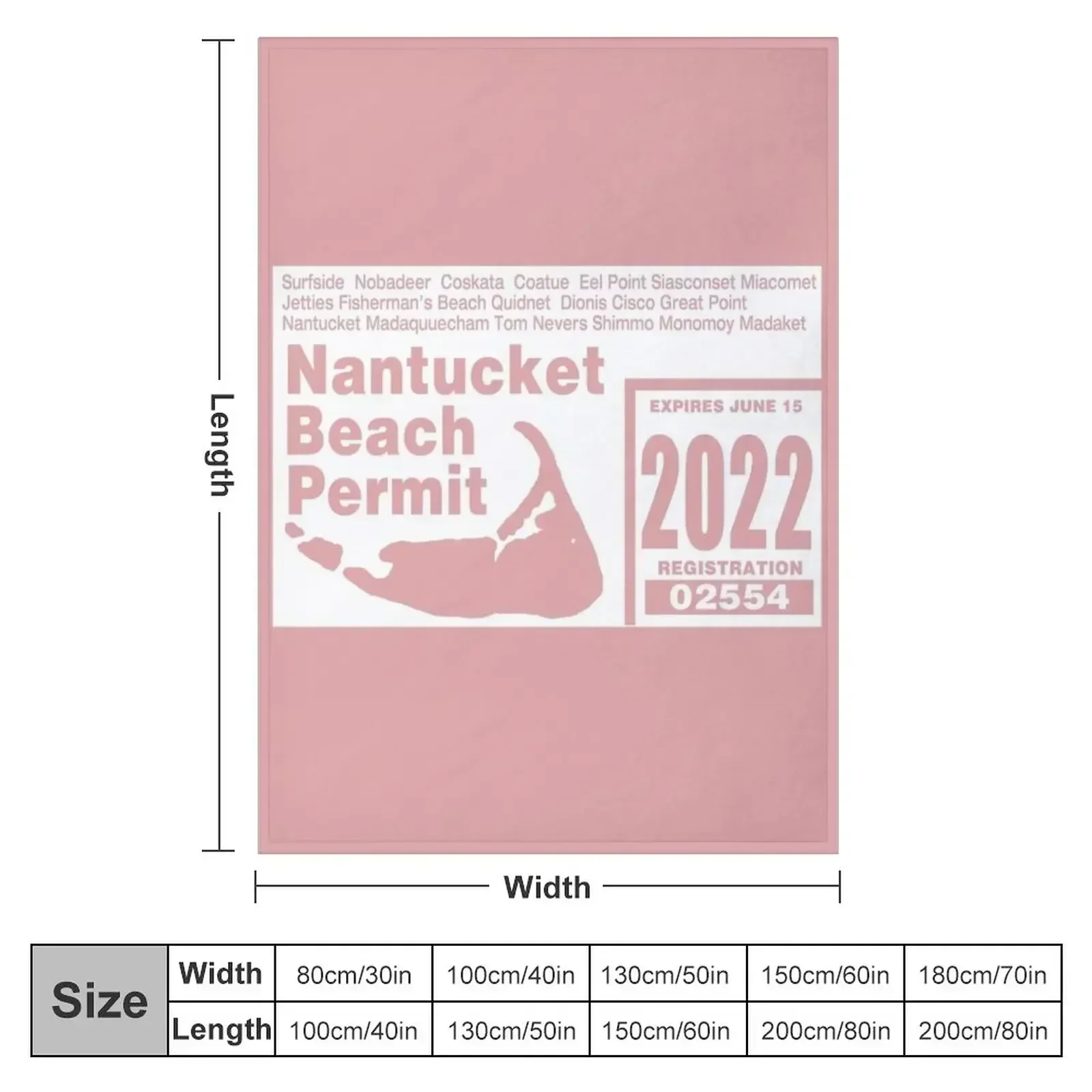 Nantucket off road permit 2022 Throw Blanket Plaid on the sofa Soft Plaid Beautifuls warm winter Softest Sofa Quilt Blankets