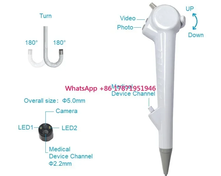 New Design Advanced Integrated Endoscopic high quality HD Camera System Medical Endoscope