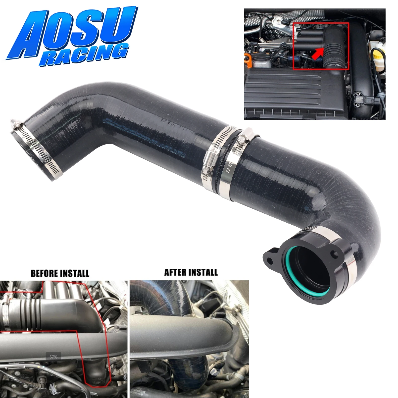 

Для Skoda Octavia Rapid Turbo Впускная труба Для Audi A3 8V EA211 Двигатель Для VW Golf MK7 Passat 3G Touran MK2 Jetta 1.2/1.4 TSI