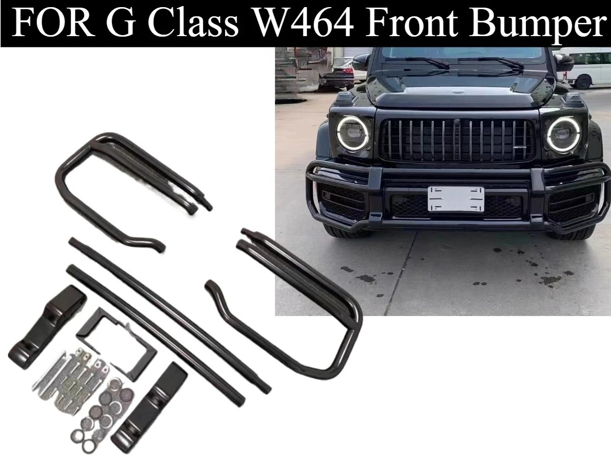 

ДЛЯ Mercedes Benz G Class W464 G350 G400 G550 G63 G500 2019, защита переднего бампера для бездорожья