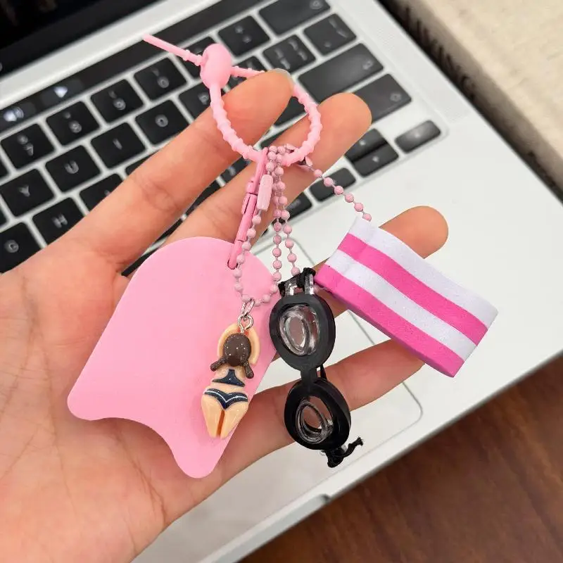 [SU]Floating Key Ring Yellow Pink Water Buoyant Key Chain Boat Key Chains Fishing Sailing Surfing Water Sports[SU]