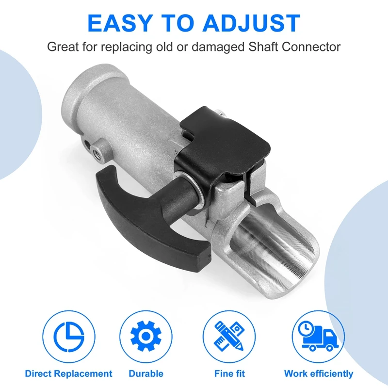 ABXF-abrazadera de unión del conector del eje, cepillo para cortacésped, accesorios para desbrozadora