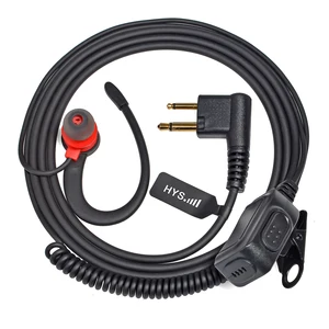 HYS-2Pin G-Training-Headset mit PTT-Mikrofon für Motorola CP040, CP200, XTN446, 2-Wege tragbarer Radio 10 Hauptverkaufs -Headset mit Motorola Draht - №4