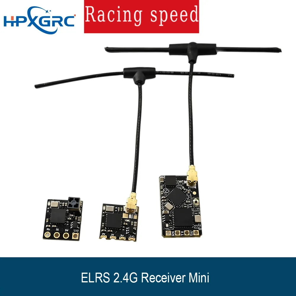 

HPXGRC ELRS 2.4G Mini Receiver ExpressLRS RX, Nano 2400RX EP1/EP2 for Long Range High Performance FPV Drone