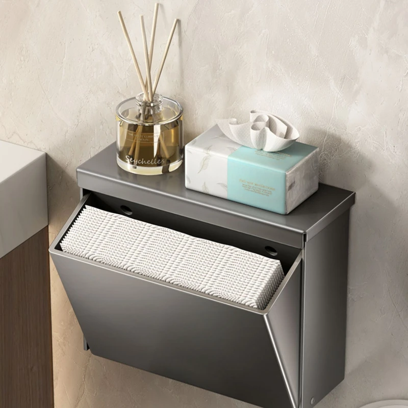 Toilet tissue box, toilet paper box, punching free toilet paper drawer, toilet wall mounted toilet paper roll storage rack