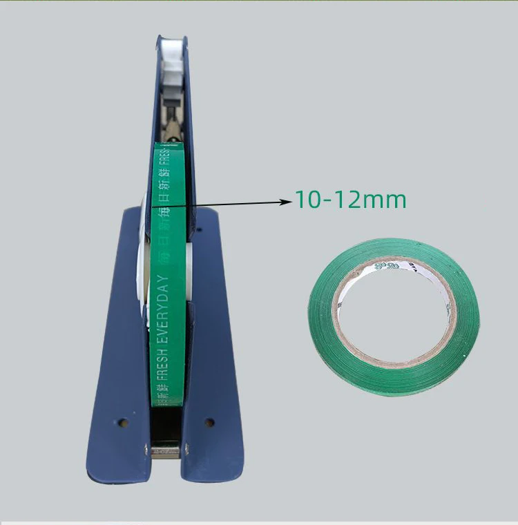 12mm Plastic Bag Neck Sealer Tape Cheap And Convenient Suitable For Sealing The Bag In Supermarket Vegetable Stores Diary Stores