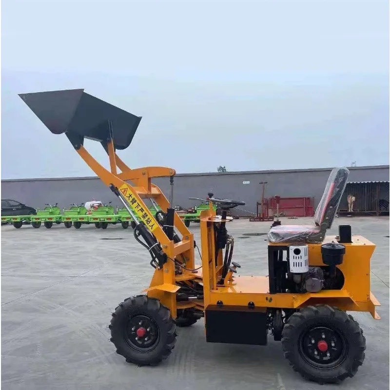 

Hot Selling Home Farm Use Electric Loader Electric Mini Wheel Loader Small Tractor Front End Loader Forklift Factory for Sale