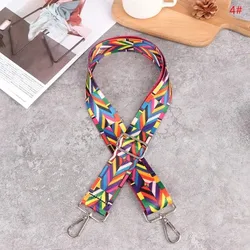 Nylon Bag Strap 1PC Woman Colored Straps for Crossbody Messenger Shoulder Bag Accessories Adjustable Embroidered Belts Straps