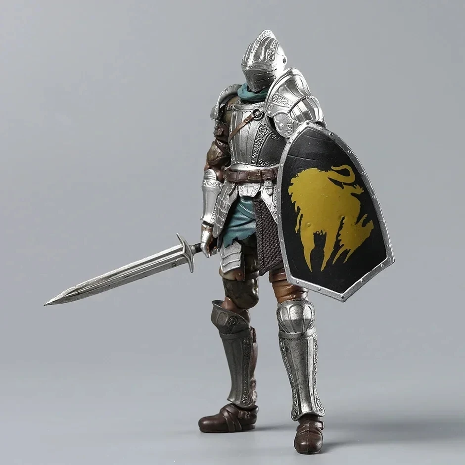 Dark Souls Anime Figma 590 Demons Souls Fluted Armor Knight Action Figure Model Statue Bookshelf Ornament Collectible Toy