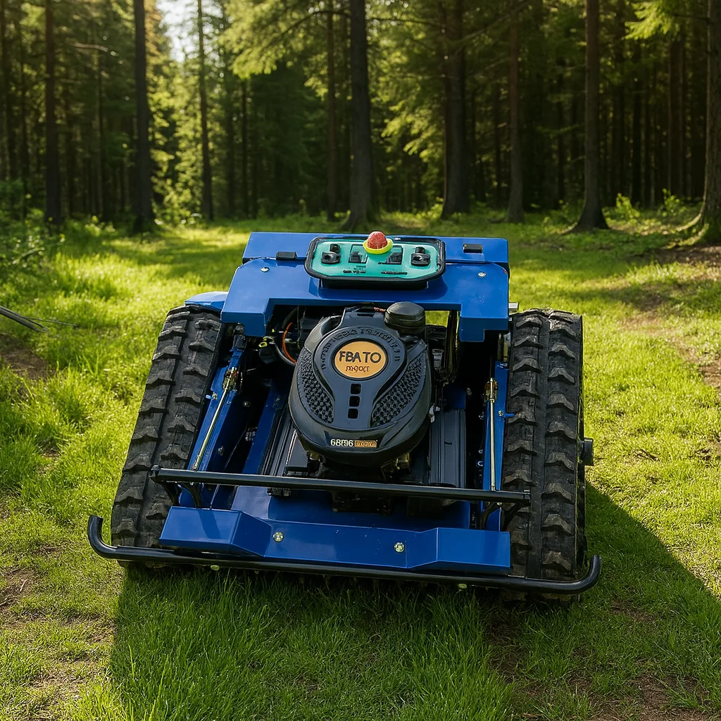 Aangepaste multifunctionele grasmaaier - afstandsbediening dorsvlegelmaaier voor gebruik in de landbouwtuin