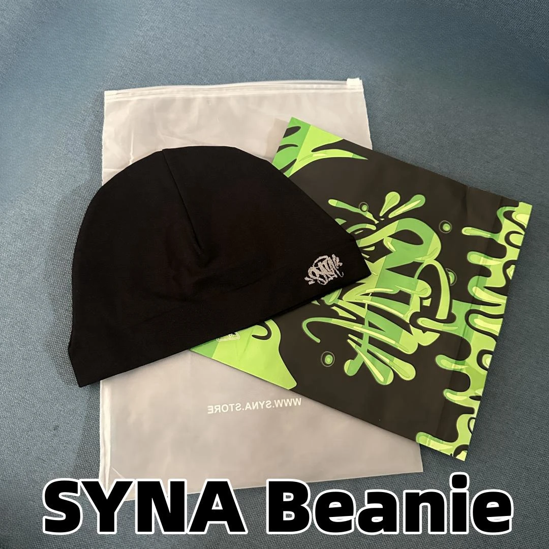 Трикотажная шапка SynaWorld Syna «Decathlonk» трикотажная шапка с черепами Black Mask Y2k Centralcee