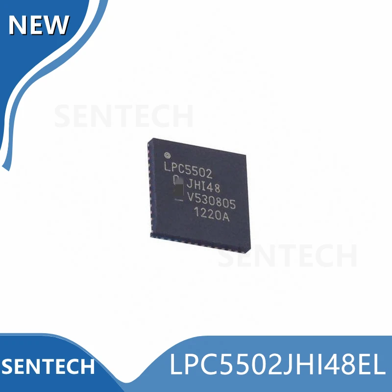 

10PCS/LOT 100% New Original LPC5502JHI48EL HVQFN-48 High Efficient Arm Cortex-M33-based Microcontroller