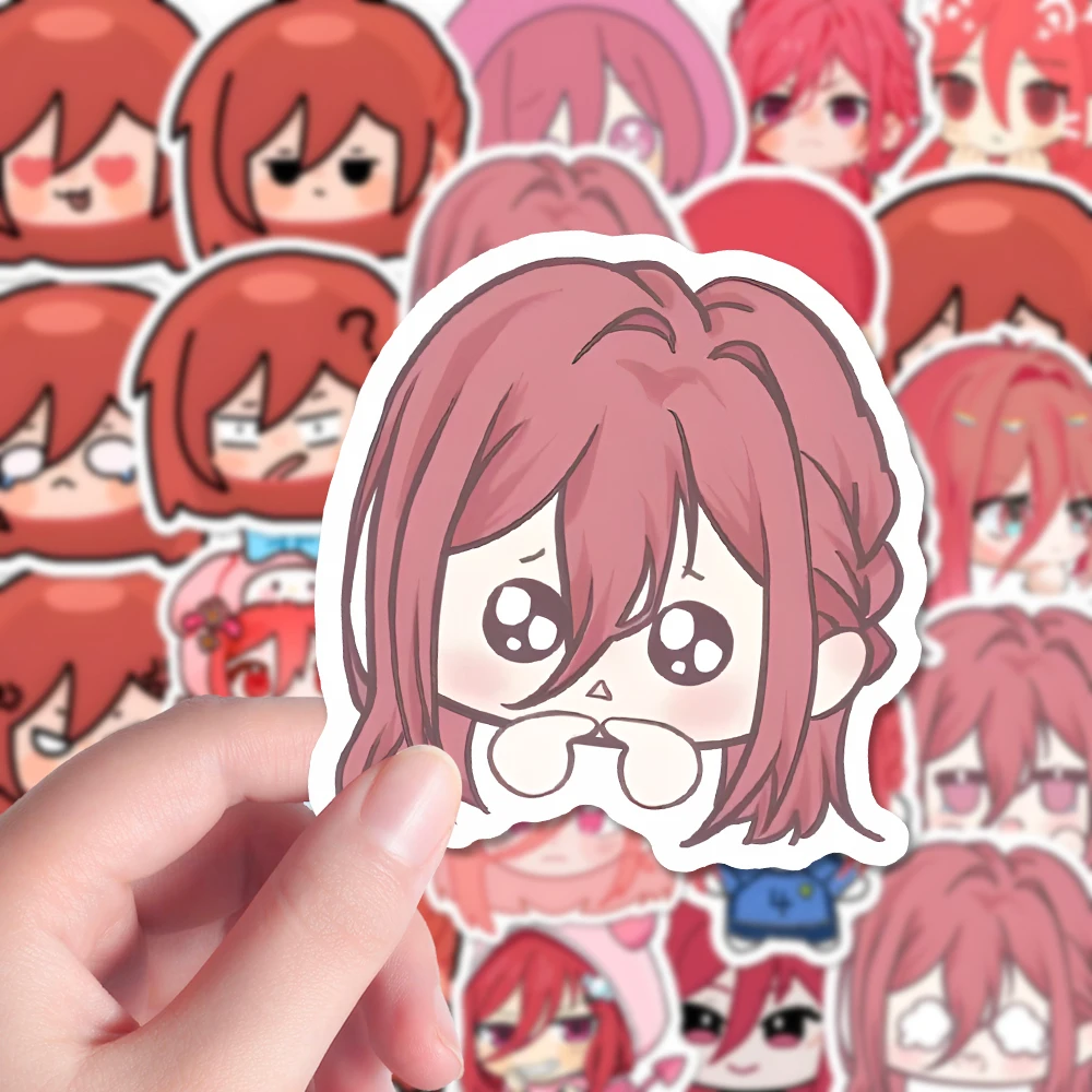 48pcs Anime BLUE LOCK Chigiri Hyoma Cute  Q-version DIY Decor Waterproof Cell Phone Tablet Stickers Cup Sticker