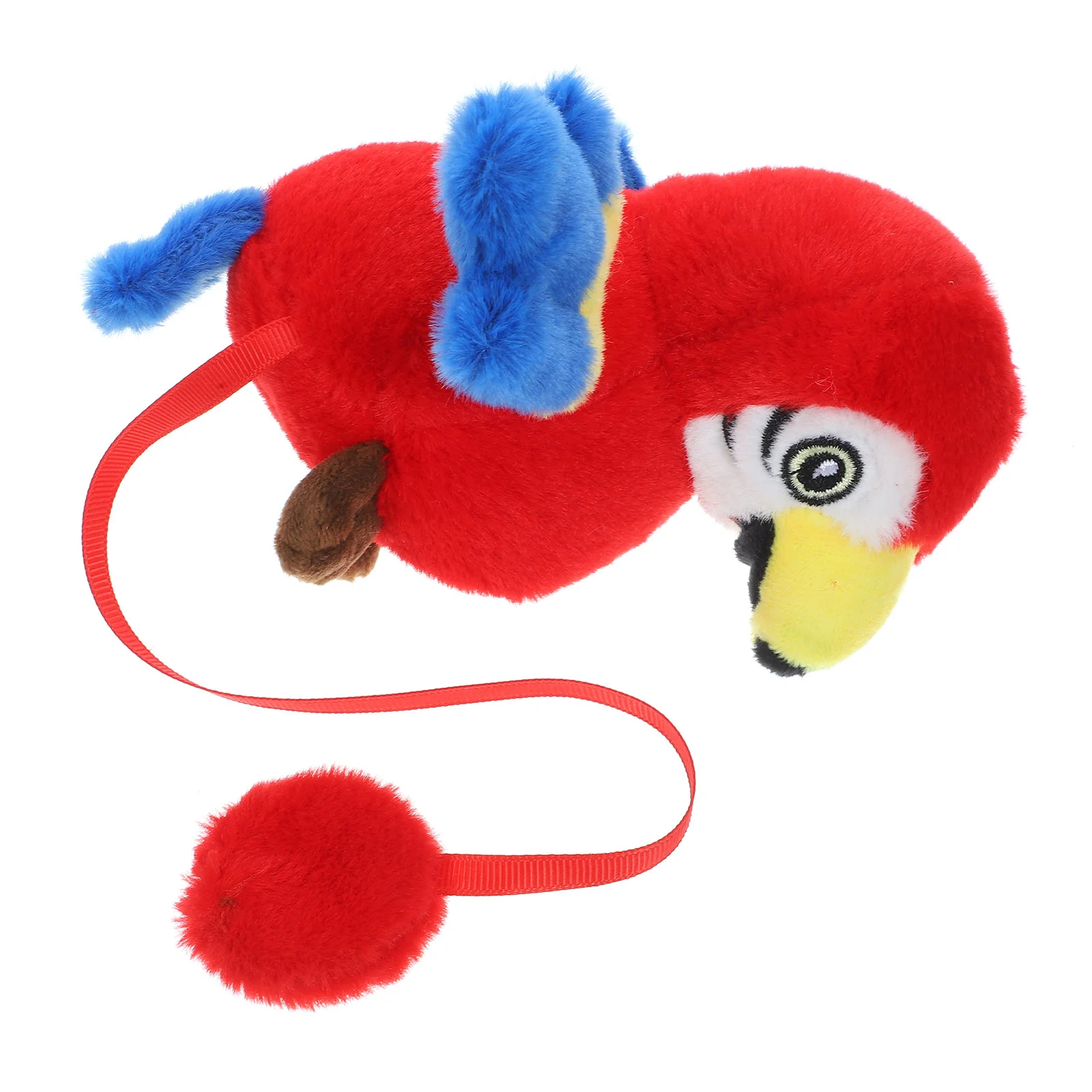 Stuffed Parrot Shoulder Pirate Role Play Simulation Toy Accessories Plush Artificial Models Child