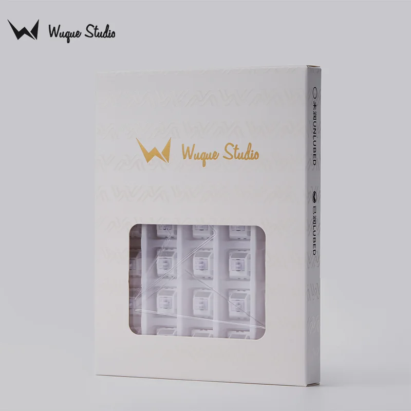 Wuque Studio WS Switch Morandi Linear Keyboard Switches with PMMA Light Diffuser POM Housing UPE Stem For Mechanical Keyboard