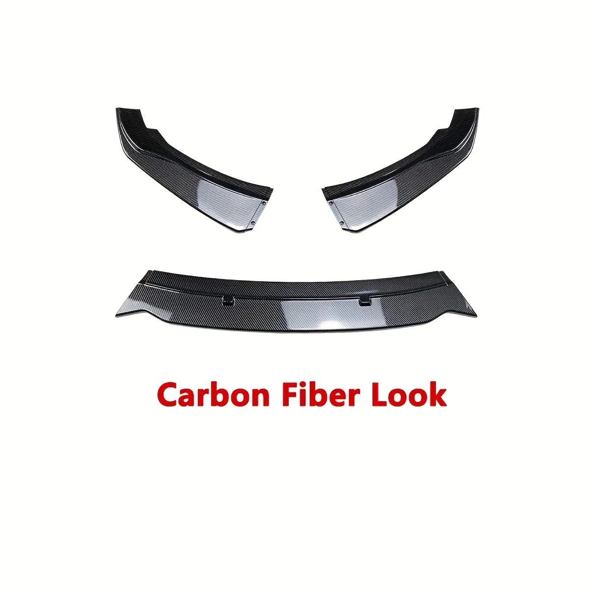 Für BMW F20 F21 1-Serie 116i 118i 120i 2011-2019 Auto Frontschürze Spoiler Lippe Fit Sandard stoßstange 3x Stoßstange Canard Lip Splitter – Detail 5