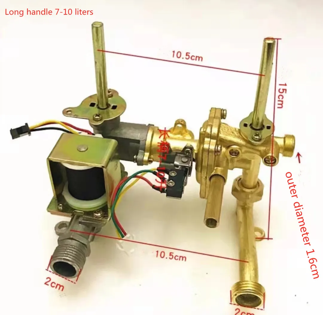 quality 7-10L Gas Water Heater Parts gas and water assembly valve