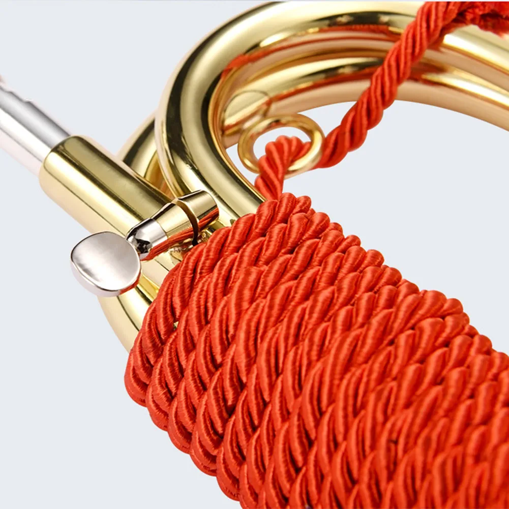 Correa para Instrumento Bugle en Sib, para Instrumento de Viento Metal, Fabricación Fina, Detalle de Flecos, Ajuste Perfecto, Fijación Segura