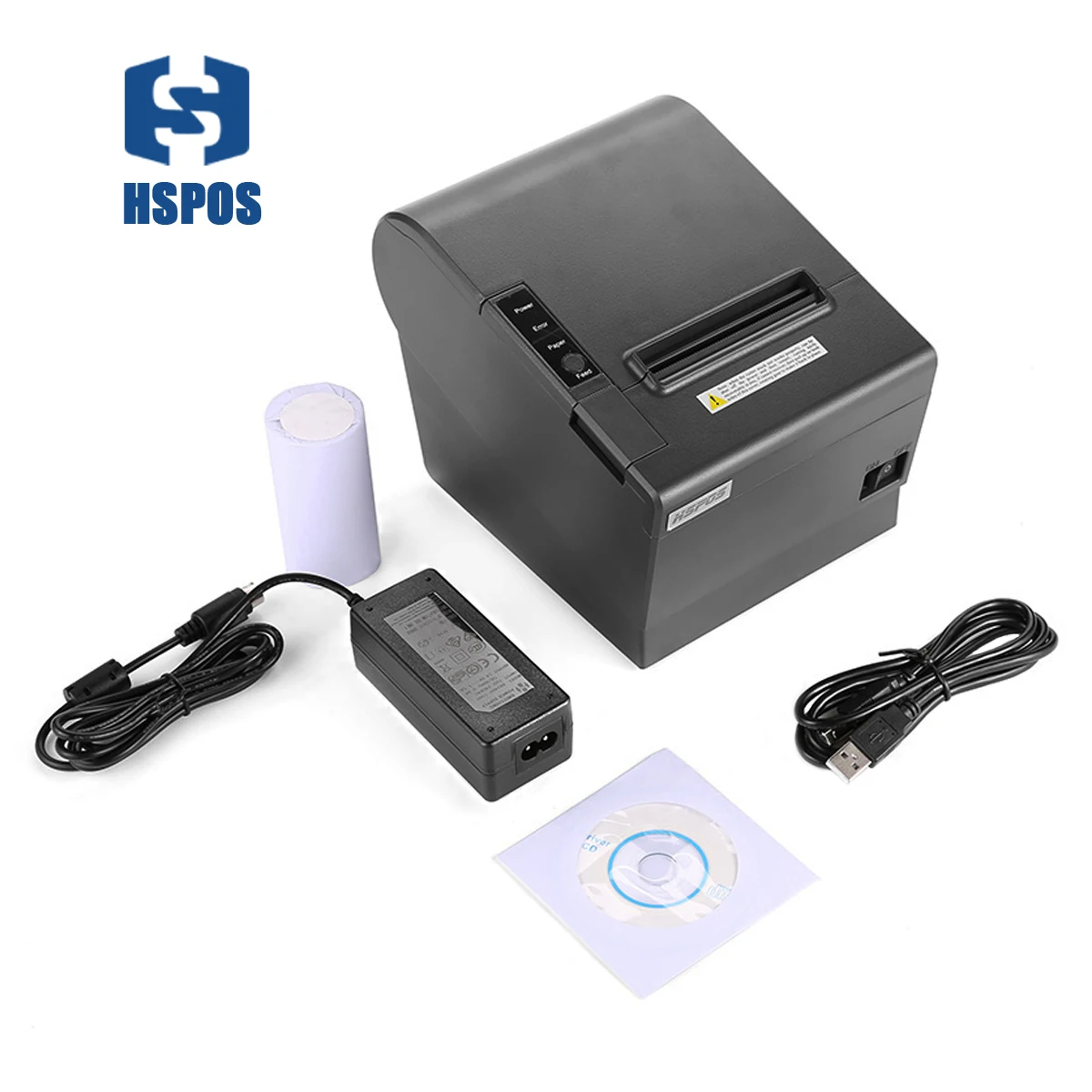 Ubereat POS Impressora para Restaurante, Impressora de Recibos de Prato, 80mm, WiFi, Bluetooth, Cortador Automático, Wi-Fi