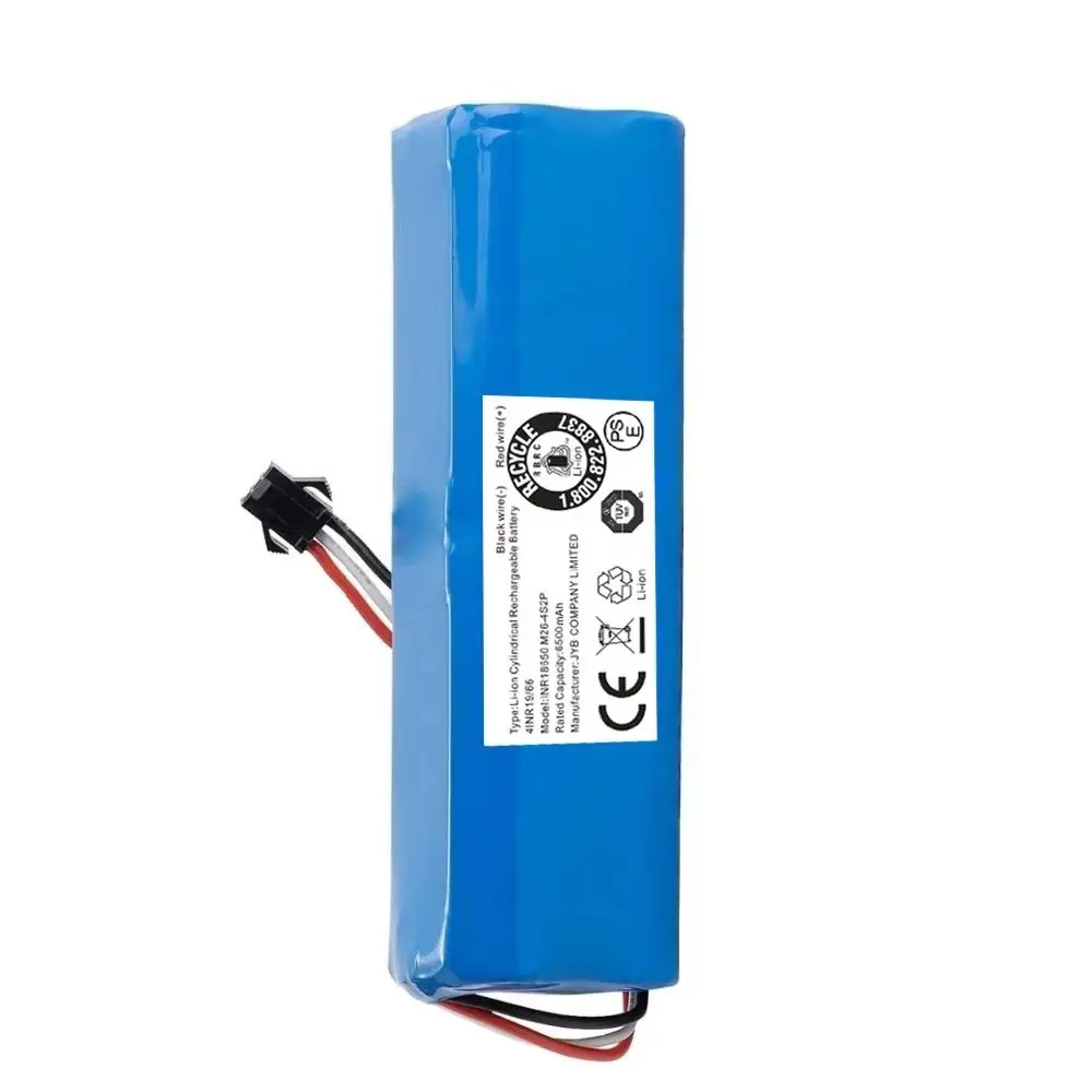 

Multi-model Compatible 14.4V 6500mAh Battery for Proscenic M7 Pro M8 Pro Ultenic T10 Viomi S9 Laresar L6 Pro.