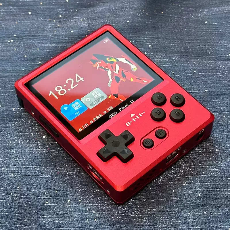 1pcs Metal Handheld Game Console Retro Nostalgia Game Console  IPS Screen Full Metal Body Cnc Birthday Gift