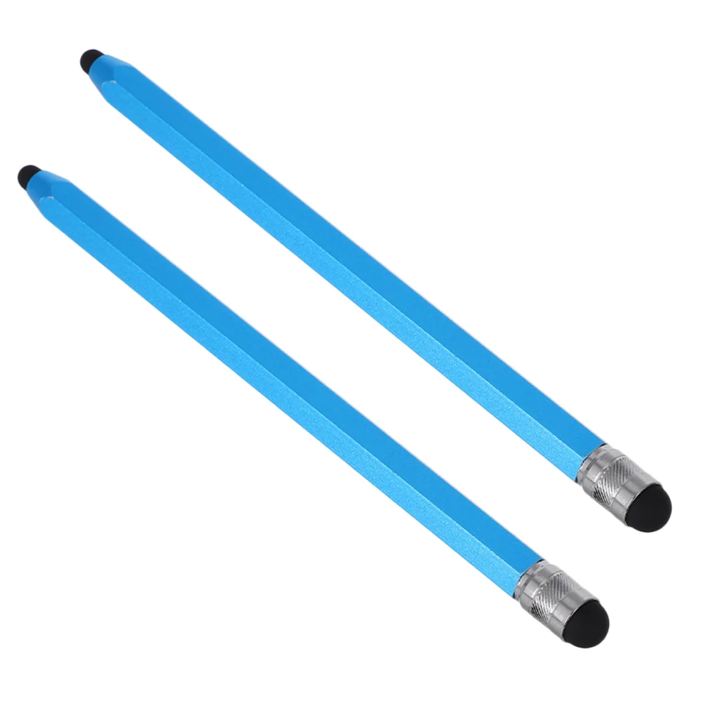 2 Pcs Touchscreen Pen Tablet Stylus Cell Phone Pens Aluminum Oxide Universal Replaceable Tip Capacitive