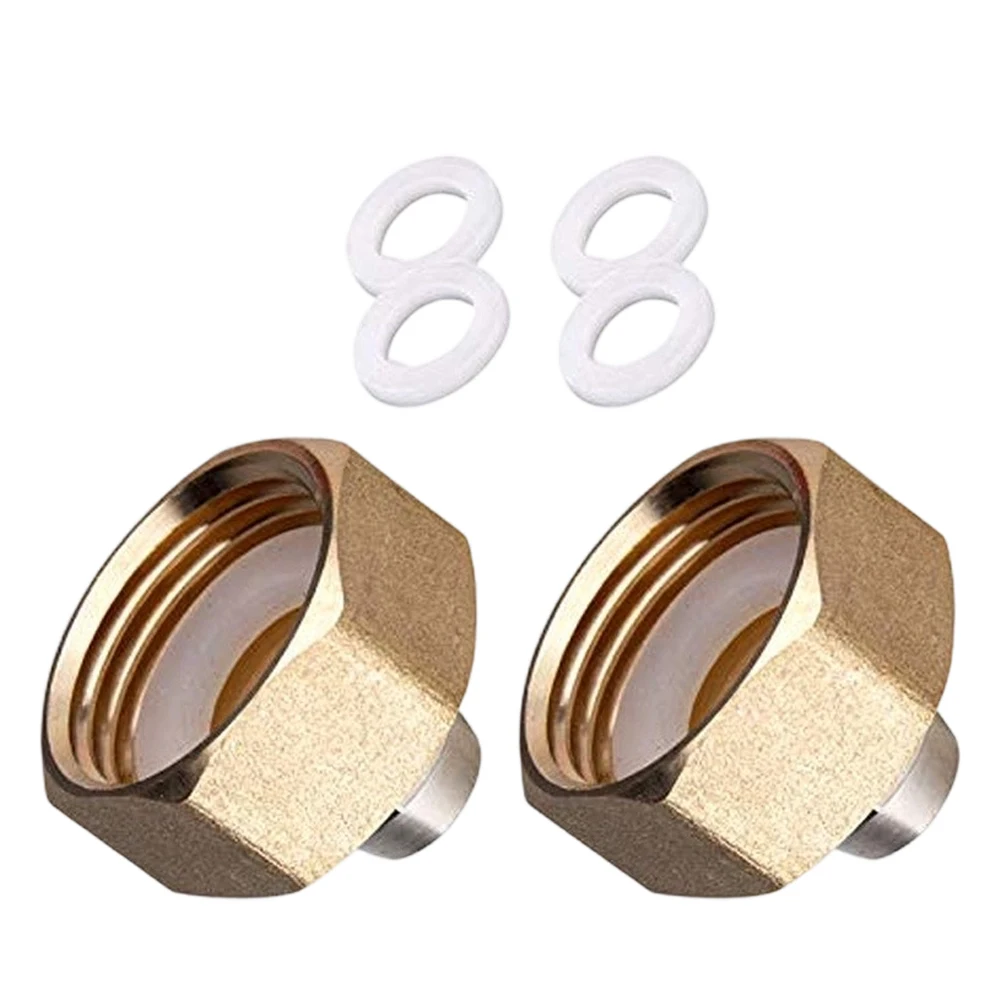 Brass 3/4 To 1/4 Hose Adapter For Drip Irrigation, Faucet Connector With Barbed Fit For PE PVC Tubing, Garden Watering Adapter