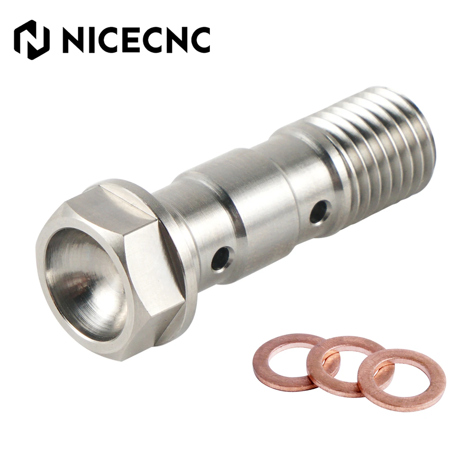 

Titanium Brake Caliper Banjo Bolt M10X1.0MM/1.25MM For Yamaha BMW Honda Suzuki Kawasaki Ducati KTM Husqvarna Triumph Aprilia
