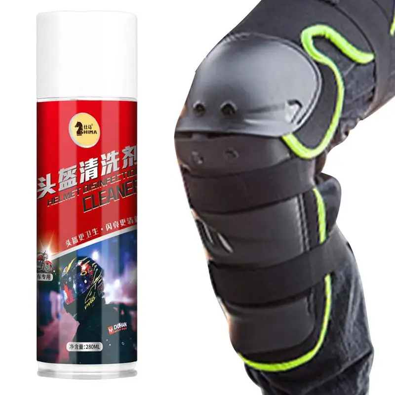 Motorcycle Helmets Cleaner Foam Cleanser Free Rinse Sterilizing Cleaning Foam Helmets Lid Care Maintenance Cleaning Foam For