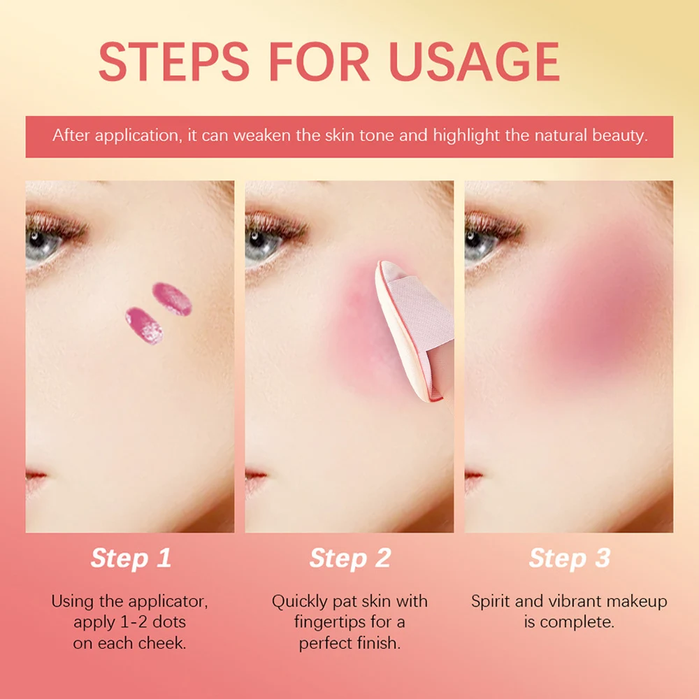 Liquid Blush Velvet Matte Blusher Face Pigment Waterproof long lasting Beauty Natural Moisturizing Rouge Blush Makeup Cosmetics