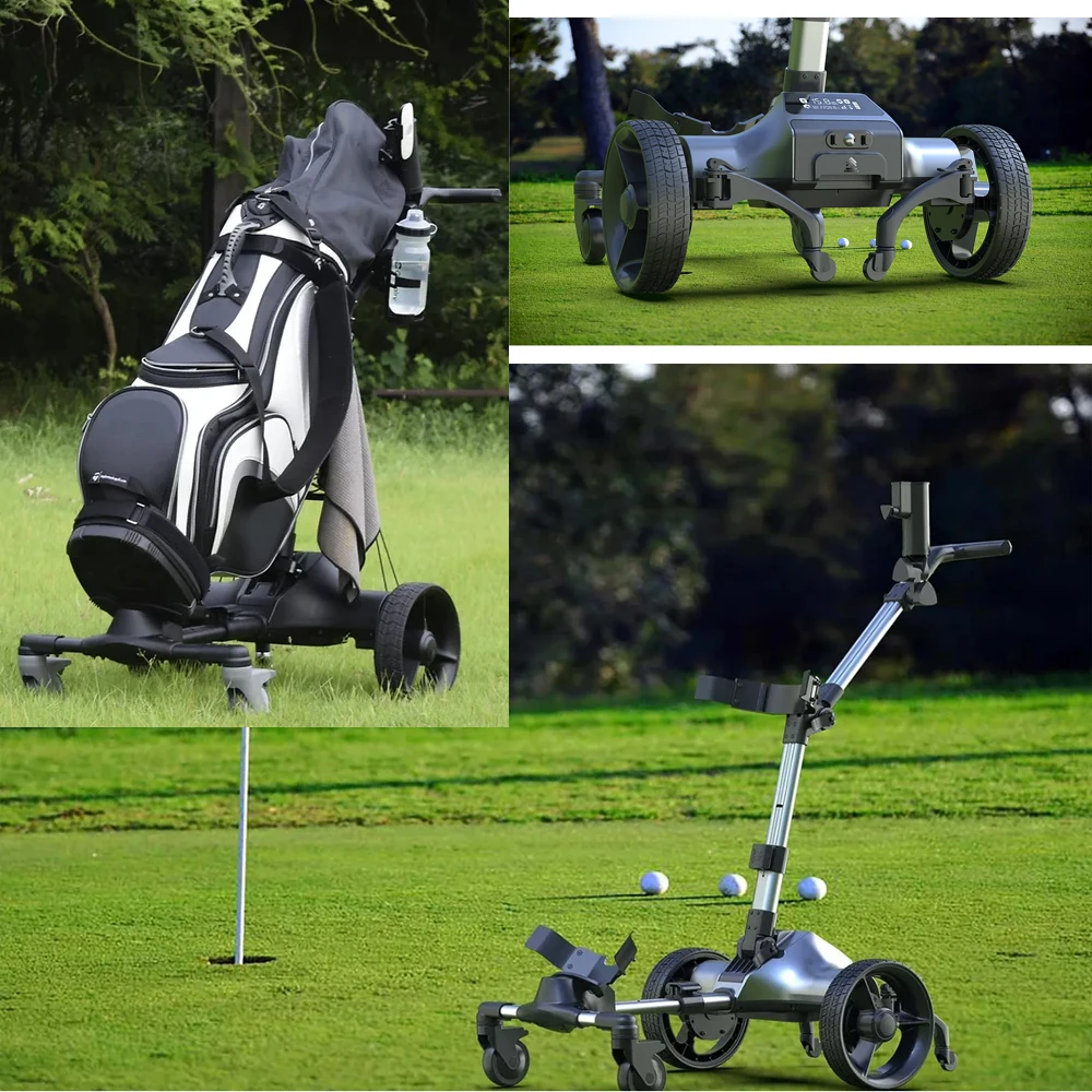 Carrito de golf automático, carrito de golf con equilibrio automático, control remoto eléctrico de litio con aplicación