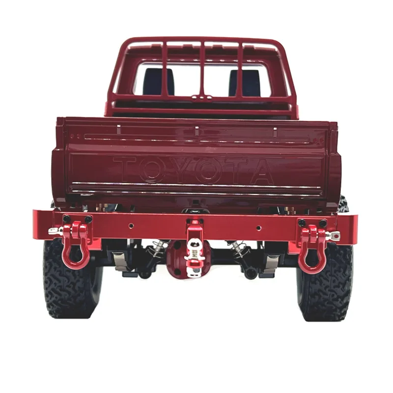 Metal Rear Bumper with Tow Hook for 1/12 MN Model MN82 LC79 Upgrade Parts RC Model Crawler Car Truck Buggy Kit OP Accessories