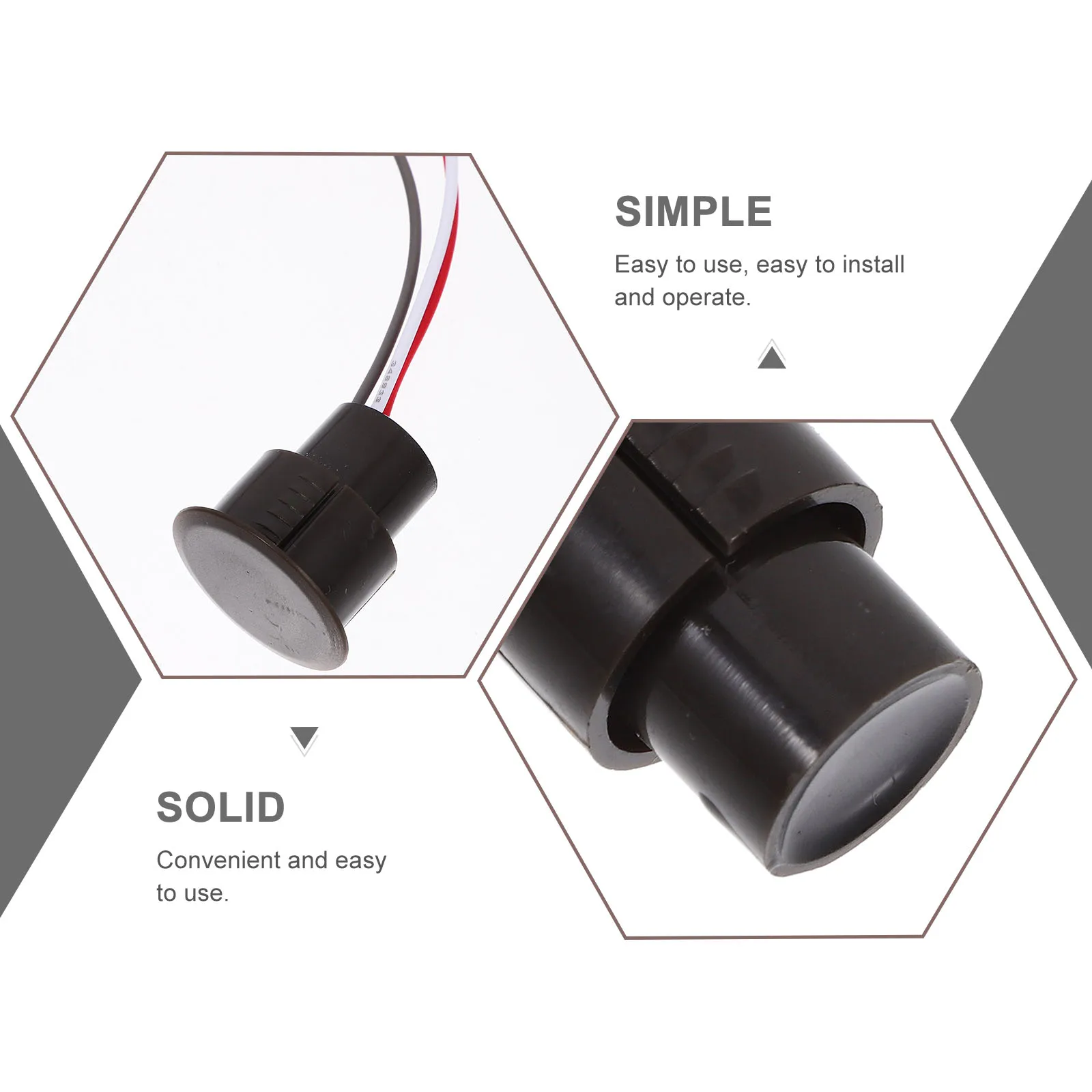 

Door Magnetic Alarm Sensor Anti-Theft Home Office Shop Garage Door Sensor Low Power Design Easy Installation