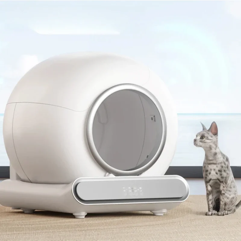 Automatic Smart Cat Litter Box Self-cleaning Cats Toilet APP Control  Fully Enclosed Cats Litter Box Cat Sandbox Pet Supplies