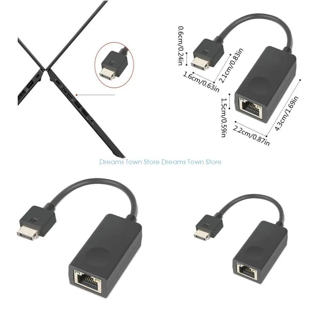 

Адаптер расширения Ethernet HX6A Gen 2 для X13 L13 T14 P14S P15S P43S P53S X390