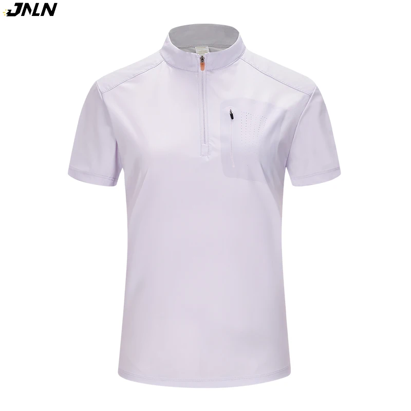

JNLN Women's Short Sleeve Shirts Trekking Mountaineering Climbing Cooling T-Shirt Outdoor Sports High Quality Short Sleeve Tee