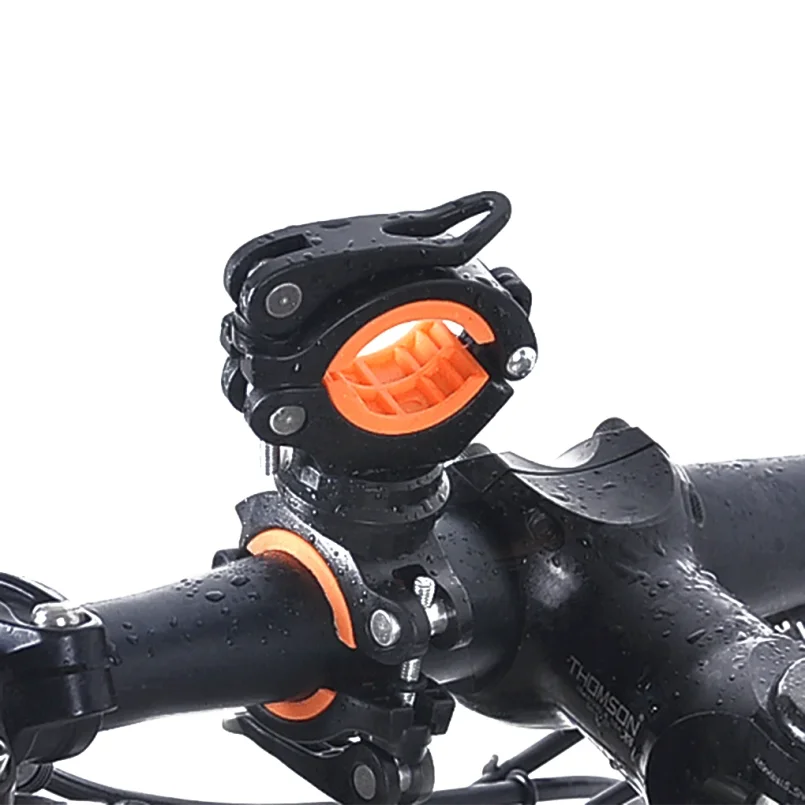 Handlebar Rack Bicycle Motorcycle Flashlight Headlight Holder Fixing Bracket Car Clip Motorcycle Outdoor Equipment Accessories