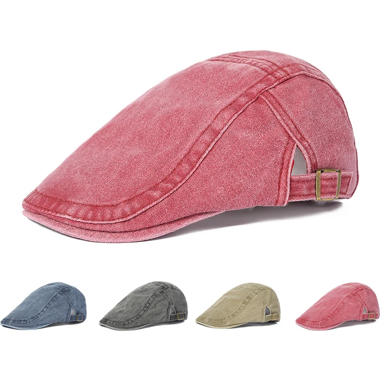 

2024 Spring Newsboy Hats for Women Classic Flat Cap Flat Peaked Cap Women Painter Beret Hats