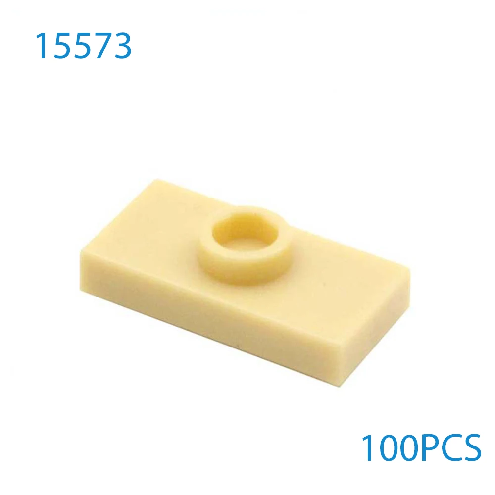 100 قطعة MOC بنة لوحة تعديل 1x2 مع 1 مسمار تجميع متوافق 15573 الطوب ألعاب البناء هدايا عيد الميلاد